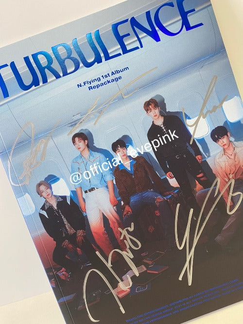 [AUTOGRAPHED CD] N.Flying ( 엔플라잉) 1ST REPACK ALBUM - [TURBULENCE] (ONLINE ONLY)