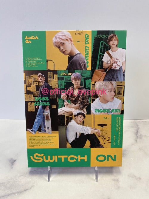 [AUTOGRAPHED CD] ASTRO (아스트로) 8TH MINI ALBUM - [SWITCH ON] (ONLINE ONLY)