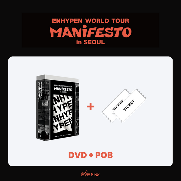 ENHYPEN (엔하이픈) - WORLD TOUR MANIFESTO in SEOUL (DVD + POB)