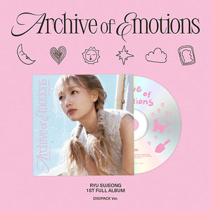 RYU SUJEONG (류수정) 1ST ALBUM - [Archive of emotions] (Digipack Ver.)