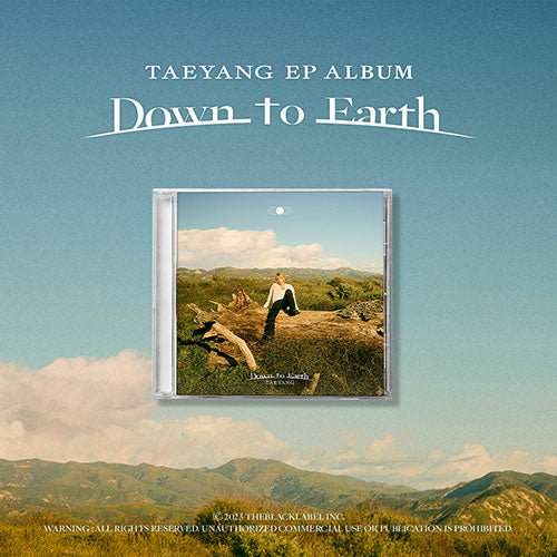 TAEYANG (태양) EP ALBUM - [Down to Earth]