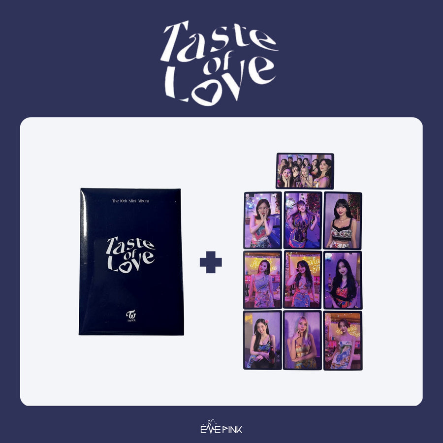 TWICE (트와이스) - [Taste of Love] : (OFFICIAL PHOTOCARD SET)