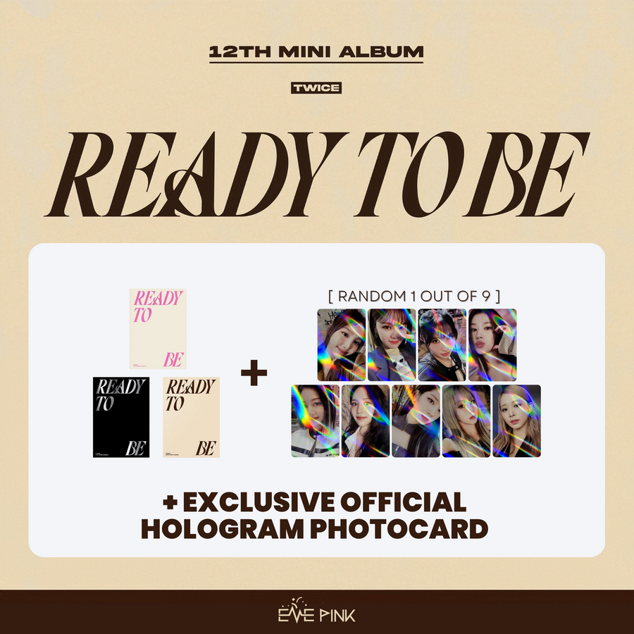 TWICE - 12th Mini Album [READY TO BE] Official Poster C