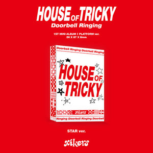 Xikers (싸이커스) 1ST MINI ALBUM - [HOUSE OF TRICKY : Doorbell Ringing] (STAR ver. Platform Album) - EVE PINK K-POP