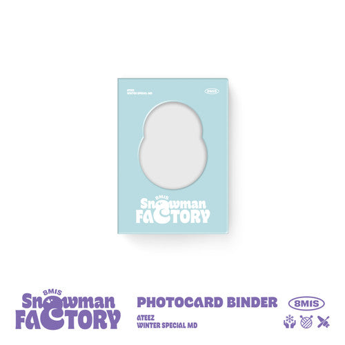 ATEEZ (에이티즈) - [SNOWMAN FACTORY] (OFFICIAL MD PHOTOCARD BINDER)