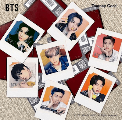 BTS (방탄소년단) - TMONEY CARD (7 SET PACKAGE)