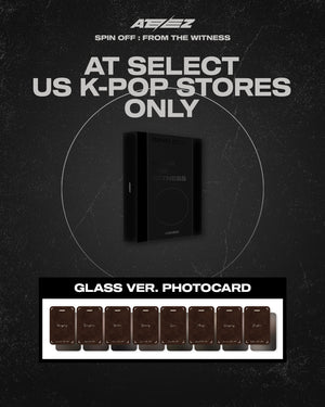 ATEEZ ALBUM - [SPIN OFF : FROM THE WITNESS] (US ver. + GLASS VER. EXCLUSIVE PHOTOCARD)