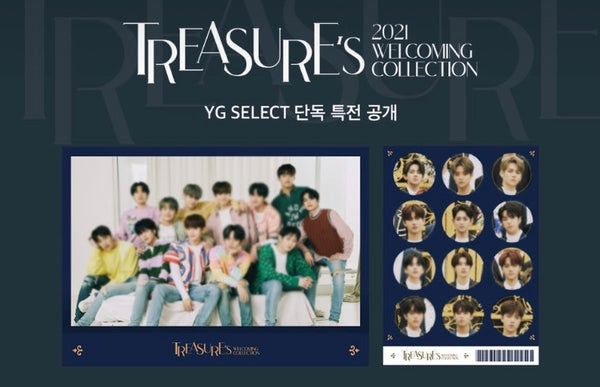 TREASURE (트래져) 2021 WELCOMING COLLECTION - KiT VIDEO (+YG Select Gift.)