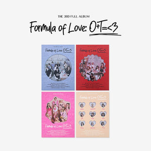 TWICE (트와이스) 3RD ALBUM - [Formula of Love: O+T=<3] - EVE PINK K-POP