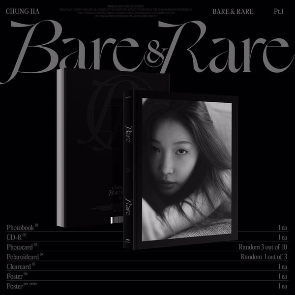 CHUNG HA (청하) 2ND STUDIO ALBUM - [Bare&Rare Pt.1]