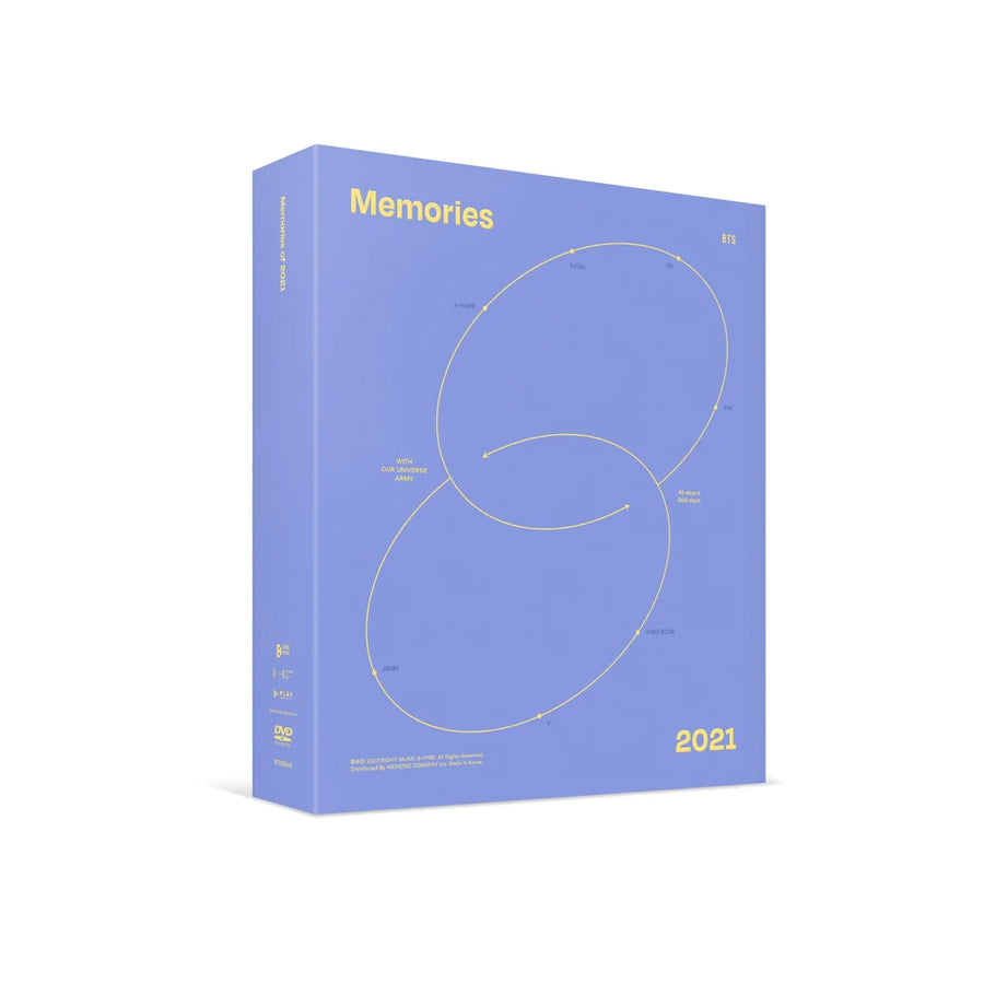 BTS (방탄소년단) - [MEMORIES OF 2021] (DVD Ver. + WEVERSE GIFT)