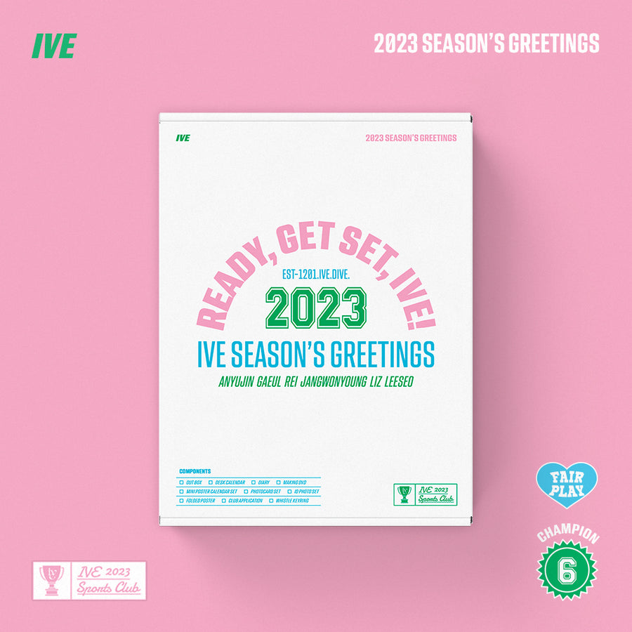 IVE (아이브) - 2023 SEASON'S GREETINGS [READY, GET SET, IVE!] (+ EXCLUSIVE PHOTOCARDS)