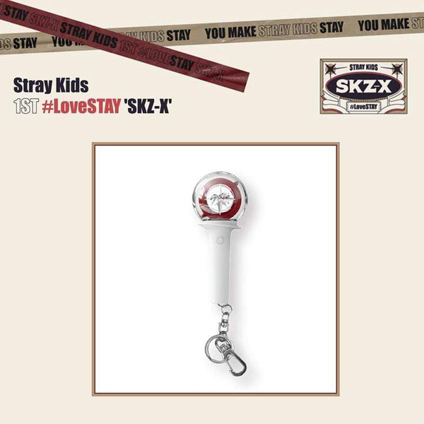 STRAY KIDS (스트레이키즈) - [1ST#LoveSTAY'SKZ-X'] LIGHT STICK MINI KEY RING