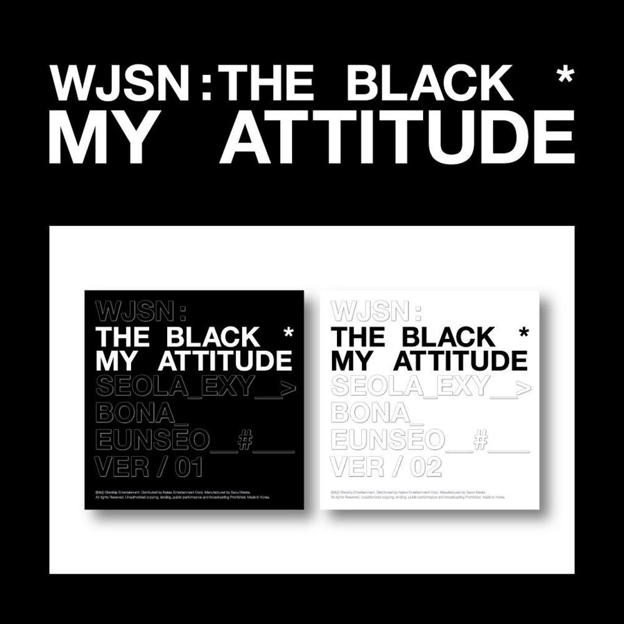 WJSN THE BLACK (우주소녀 더 블랙) 1ST SINGLE ALBUM - [My Attitude]