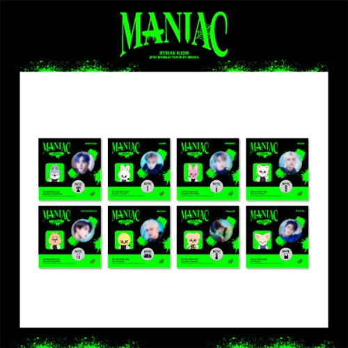 STRAY KIDS - 2ND WORLD TOUR SKZOO [MANIAC] IN SEOUL (PIN BUTTON SET)