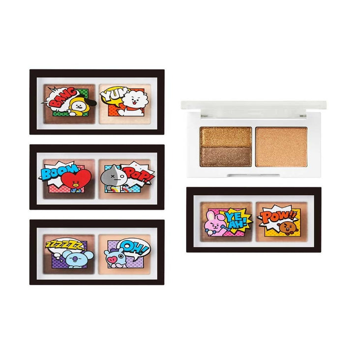 BT21 X VT - ART IN MULTI EYE SHADOW - Eve Pink K-POP