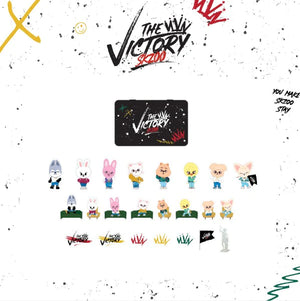STRAY KIDS x SKZOO - [THE VICTORY] (TIN CASE & STICKER SET)